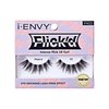 i-ENVY False Lashes Flick'd D-Curl Strip Lashes Volume Bouncy Natural Clear Band Cat Eye Dramatic Trendy Extensions Reusable Eye Lashes (02)