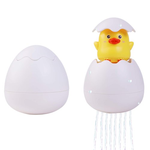 Easter Eggs Basket Stuffers,Baby Bath Toys for Toddlers 1-3 Old Years,Sensory Toys Kids Bathtub Hatching Swimming Pool Bath Toy Gifts for Infants Boys Girls Bithday Water Gun (Ducks)