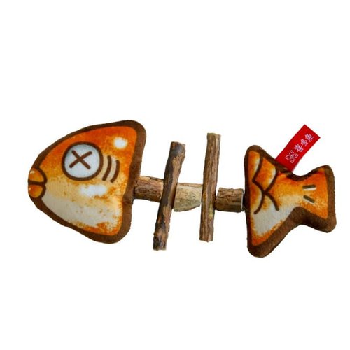ARFUKA Silvervine Sticks for Cats Cat Chew Toy Simulated Fish Cat Chew Stick Interactive Cat Catnip Toy for Cat Teething Toy