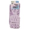 Conair Face Wash, Wash & Prep Ultra Absorbent Microfiber 3 PC Spa Headwrap & Wrist Band Set, Lghit Purple