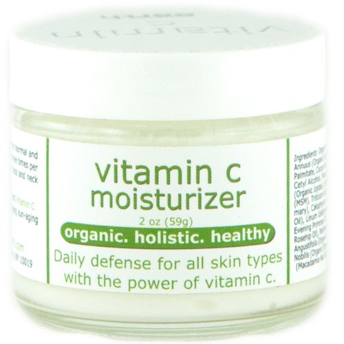 Made from Earth Vitamin C Moisturizer - Organic Anti-Aging Cream for Face, Eyes and Neck, 2 oz