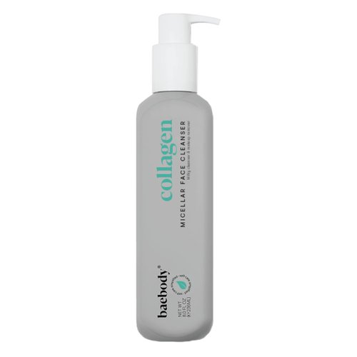 Baebody Collagen Cleansing Milk for Face, Vegan Facial Cleanser for Women and Men, Micellar Makeup Remover, Milk Cleanser Face Wash 8 fl oz