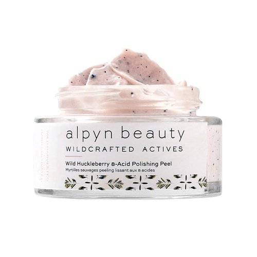 Alpyn Wild Huckleberry 8-Acid Polishing Peel | Double Exfoliating Peel Mask to Visibly Smooth & Brighten Skin While Refining the Look of Pores | 1.7 oz / 50 ml
