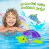 JA-RU Ocean Squirt Squishy Water Animals (1 Water Toys) Fun Floating Foam Sea Animal Toys for Kids. Sea Turtle, Dolphin, Whale Toddler Bath Toys. Pool & Beach Accessories. 4012-1s