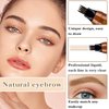 3PCS light Brown Eyebrow Pencil, 4 Point Microblading Eyebrow Pen for Hair-Like Effect, Long Lasting Waterproof & Smudge-proof, Easily Creates Natural eyebrow makeup