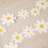 Myhiju 2 Packs Daisy Boho Banner Party Decorations,Groovy Party Favors White Daisy Decor Spring Flower Garland Daisy Paper Cutouts for Indoor Outdoor Girls Shower Birthday Party Supplies