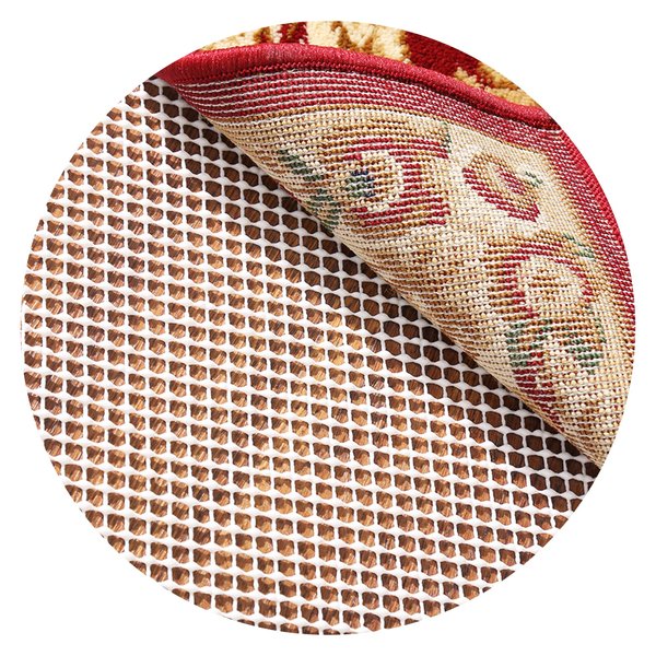 Rose Home Fashion RHF Non-Slip Area Rug Pad Round 4' - Protect Floors While Securing Rug and Making Vacuuming Easier Round 4'