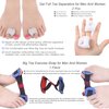 Bunion Corrector For Women Men, Bunion Pads Kit 15Pcs, Hallux Valgus Relief, Toe Spacer Straightener, Big Toe Separator Correction Splint Hammer Gel Metatarsal Sleeve Protector Brace Exercise Strap
