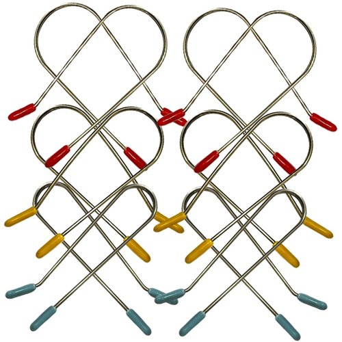 Mikinona 24Pcs Hot Curler Clips Replacement for Securing Hot Rollers for Home Salon and Styling Needs Compatible with Various Roller