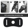 Micro Traders Set of 4 Camera Strap Eyelet Split Adapter Camera Strap Triangular Split Ring Hook Compatible with Sony DSLR SLR Rangefinder Mirrorless Camera W/Round Eyelet