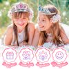 NINAOR Princess Crown Party Favors, 16Pcs Princess Dress Up Tiaras for Birthday Girl Cosplay Accessories, Princess Pretend Play Jewelry Party Supplies