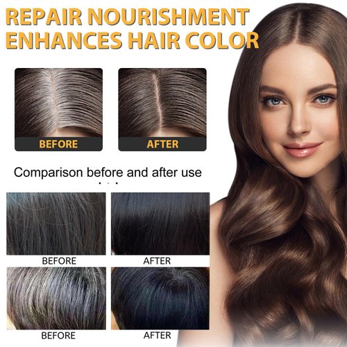 TPTAL Gray Hair Reverse and Coverage Bar Soap - Natural Hair Darkening Shampoo for Fast Black Hair (2PCS)