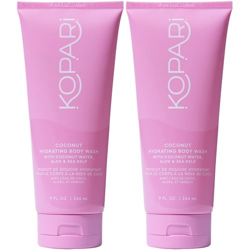 Kopari Hydrating Body Wash - Non-Toxic, Paraben Free, Gluten Free & Cruelty Free - Made with Organic Coconut Oil - 9 oz 2 Pack