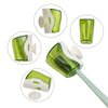 AUEAR, Toothbrush Head Covers with Suction Cup Anti Dust Toothbrush Cover Great Protective Case for Home Travel Outdoor & Camping (6 Pack)
