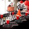 96 Pcs Race Car Plates and Napkins Party Supplies Race Car Birthday Party Decorations Race Car Party Favors Race Car Party Supplies for Boys