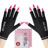 modelones UV Gloves for Nails, Professional UPF99+ UV Protection Gloves for Gel Manicures, Fingerless UV Light Gloves for Gel Nails, Anti UV Gloves for Gel Nail Lamp, Protect Your Skin from UV Harm