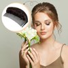 WILLBOND 3 Pieces Invisible False Hair Clips, Increased Hair Pad, Bump It Up Volume Hair Base Fluffy Princess Styling Insert Tool for Women Girls (Black)
