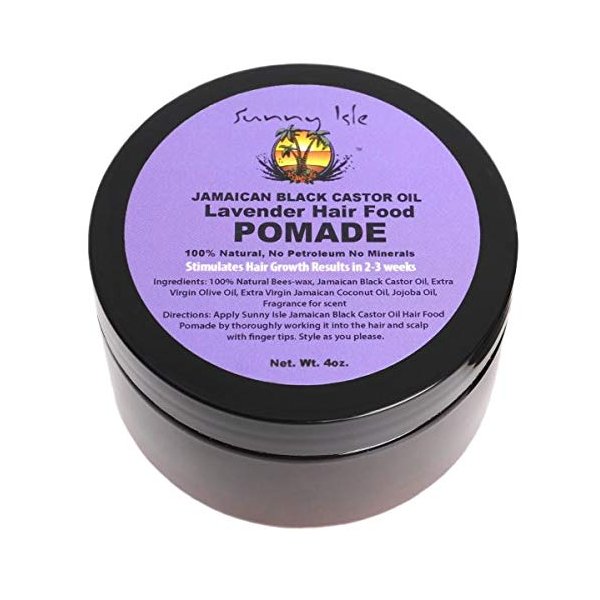 Sunny Isle Lavender Jamaican Black Castor Oil Hair Pomade (Pack of 3)