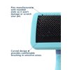American Kennel Club AKC Firm Deshedding Slicker Dog Brush with Coated Tips for Gentle Detangling, Effectively Removes Loose Hair and Reduces Shedding