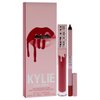 Kylie Cosmetics Matte Lip Kit - 503 Bad Lil Thing for Women - 2 Pc 0.10 oz Matte Liquid Lipstick, 0.03 oz Lip Liner