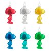 Hallmark Keepsake Christmas Ornaments 2023, The Peanuts Gang Snoopy, Glass Ornament, Set of 6, Gifts for Peanuts Fans