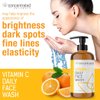 Concentrated Naturals Vitamin C Face Wash Daily Cleanser w/Marine & Plant Extracts & Retinol | Works to Help Cleaner, Brighten & Balance Complexion 8 Fl. Oz. | 240mL