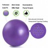 MoldFun 3 Pack Mini Exercise Balls with Air Pump, 9-10 Inch Grade Anti Burst Slip Resistant Small Pilates Ball for Yoga Fitness Stability Barre Balance Training Physical Therapy