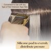 My Hair Tools Professional Tape in Hair Extensions Plier Stainless Steel Extensions Tape Sealing Pliers Tool with Box Gold Color Hair Extension Styling Tools Non-Slip Grip