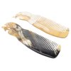 Healifty 2 Pcs Phoenix Horn Comb Healthy Comb Sheep Horn Comb Ox Horn Hair Comb Natural Horn Comb Hair Combs for Women Beard Comb Phoenix Hair Comb Mens Comb Manual Wooden Comb Horns Women's