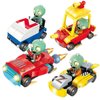 JHESAO Plants and Zombies Toys Zombies Assembly Action Figures PVZ Assemblable Toys Set 1 2 Series 4 Models Great Gifts for Kids and Fans,Birthday and Christmas Party New