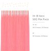 WENNALIFE I Tip Hair Extensions Human Hair, 50g 100s 14 Inch Light Pink Remy Itip Human Hair Extensions Invisible Itips Straight I Tips Fusion Extensions Real Human Hair