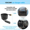 XT60 Connector Portable Power Station DC Adapter 6.6Ft Extension Cabel 12V/24V Car Power Cord Compatible with Bluetti EB55,Anker 757/767 Ecoflow Delta/River Series (with 2 x Fuse)