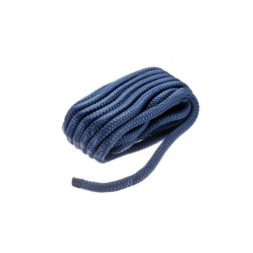 Seachoice Double-Braid Nylon Dock Line w/Eye Splice, Pre-Shrunk, Heat Stabilized, 1/2 in. X 25 Ft., Navy Blue