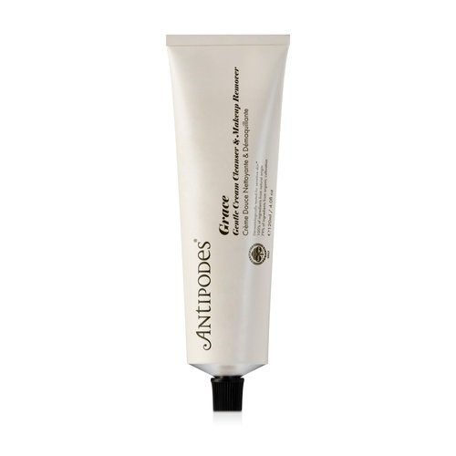 ANTIPODES Grace Gentle Cream Cleanser & Makeup Remover | Soothing Cleansing Cream For Sensitive Skin | With Antioxidant Skincare Ingredients | Dry Skin, Oily Skin & Normal Skin | 120 ml, 4 fl. Oz