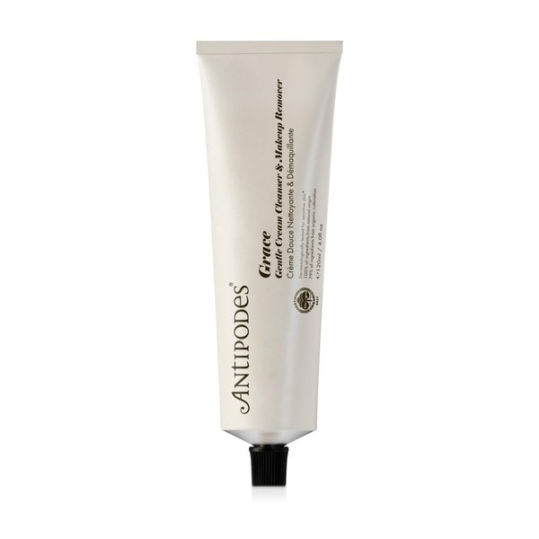 ANTIPODES Grace Gentle Cream Cleanser & Makeup Remover | Soothing Cleansing Cream For Sensitive Skin | With Antioxidant Skincare Ingredients | Dry Skin, Oily Skin & Normal Skin | 120 ml, 4 fl. Oz