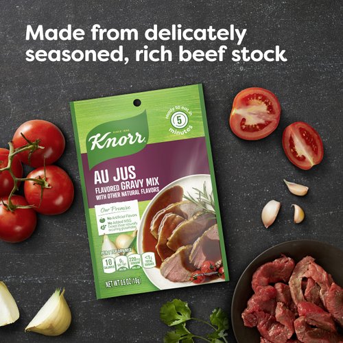 Knorr Gravy Mix For Delicious Easy Meals and Side Dishes Au Jus No Artificial Flavors, No Added MSG 0.6 oz