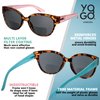 Yogo Vision Bifocal Sunglasses for Women Reader Sunglasses Classic Retro Style Sun Protection Outdoors Eyewear -+2.25