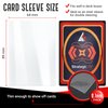 Strategic Fit Premium Snug Fit Clear Card Sleeves for Games - 500 Trading Card Sleeves - Standard Size Card Protector Sleeves - Ideal as MTG Card Sleeves - Soft Plastic Card Sleeves for Collectors