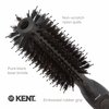 Kent AH16G AirHez Boar Bristle Round Brush for Blow Drying, Blow Dryer Brush Hair Brush for Curling, Adding Volume, and Root Lift in Short Hair, Boar Bristle Brush and Nylon Bristle Mix Blow Dry Brush