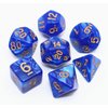 CREEBUY Blue DND Dice Set for Dungeon and Dragons D&D RPG Role Playing Games Polyhedral Dice with Bag