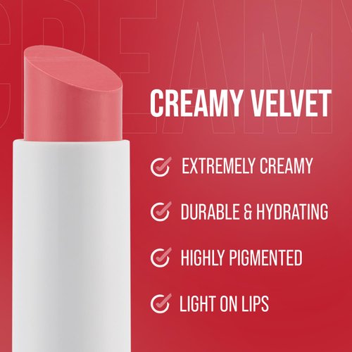 aden Velvet lipstick – Highly Pigmented – Durable & Hydrating – Non Drying – Creamy & Smooth (03 Fame)