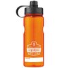 Ergodyne - 13151 Wide Mouth Water Bottle, 34 oz, BPA Free, Fits in Car Cup Holders, Chill Its 5151,Orange