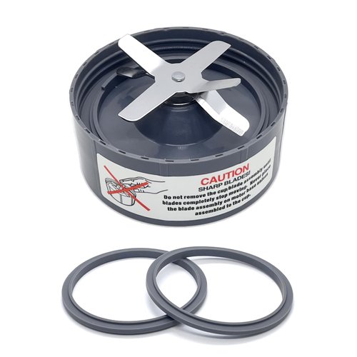 Replacement Extractor Blade, Fit for NutriBullet 600w / 900w Pro Extractor Blade Series, With One Extra Silicone Rubber Gaskets Seal O-Ring NutriBullet Blender Blade Replacement Parts