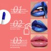 5 Colours Peel Off Lip Gloss,Long Lasting Lip Tint,Peel Off Lip Stain Lip Tattoo Stain,Tattoo Magic Color Peel Off Lip Tint,Matte Lipstick Waterproof Lip stain for Womens Girls