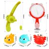 Light Up Bath Toys for Toddlers, Magnetic Fishing Games Baby Bathtub Toy for 1-3 4-6 Year Old, Shower Water Pool Toys for Kids Boys Girls Baby Infant Christmas Birthday Gifts