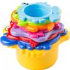 Baby Bath Toy - Beach Stacking Cups for Boys and Girls - Bath Tub Toys for Toddlers and Kids - 8 pcs