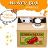 Cat Stealing Money Bank, Piggy Bank for Kids, Coin Bank for Money Saving, Automatic Stealing Money with English Speaking, Creative Gift