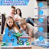 ToyUnited Magnetic Blocks - 100PCS Magnetic Building Blocks Glacier Castle, STEM Montessori Sensory Toys for Toddlers Kids Boys Girls Ages 3 4 5 6 7 8 9 10 Christmas Birthday Gifts