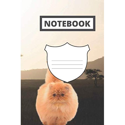 Notebook: Persians solid cat composition notebook | 6 x 9 | 120 Pages