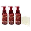 Bath & Body Works Afternoon Apple Picking 3 Pack Gentle Foaming Hand Soap Bundle with a Natural Oats Sample Soap